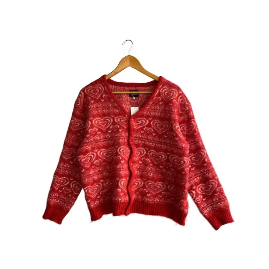 Needles◇カーディガン(厚手)/S/モヘア/RED/PU313 : セカンド