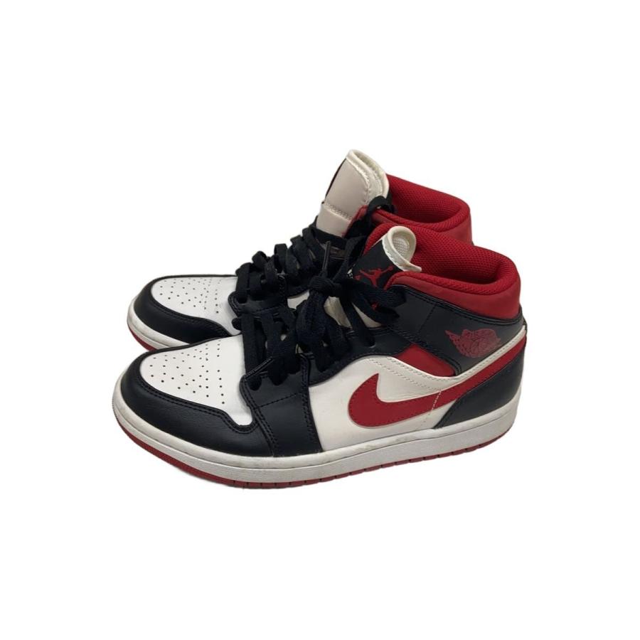 NIKE◇AIR JORDAN 1 MID_エアジョーダン ミッド/25cm/WHT// : セカンド