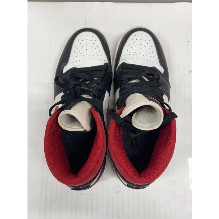 NIKE◇AIR JORDAN 1 MID_エアジョーダン ミッド/25cm/WHT// : セカンド
