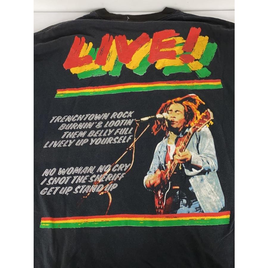 90s/BOB MARLEY/ボブマーリー/LIVE!/Tシャツ/ブラック/シングル 90s/BOB MARLEY/ボブマーリー/LIVE!/Tシャツ/ブラック/シングル