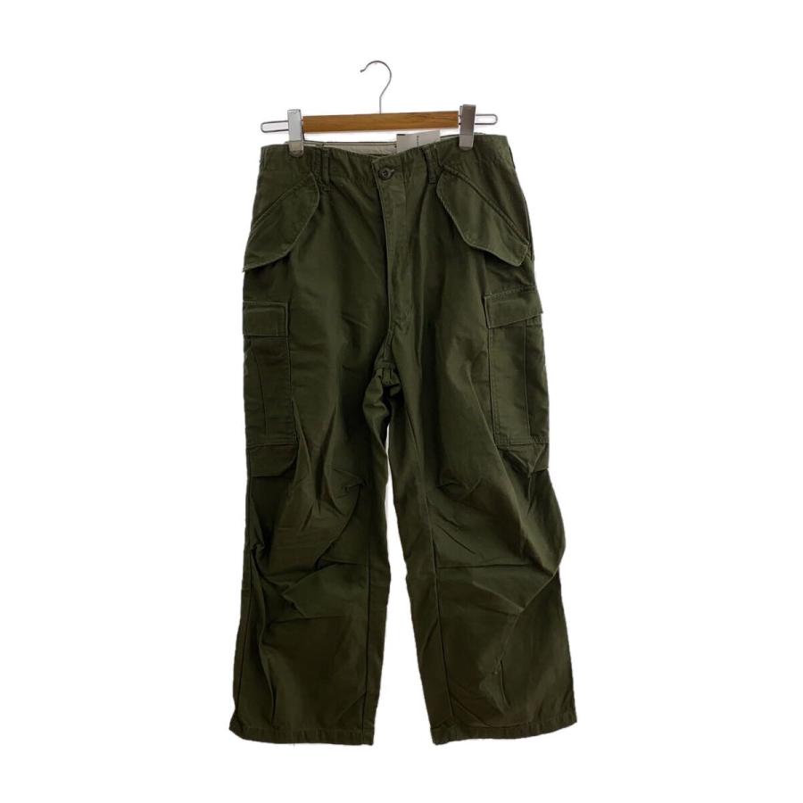 US.ARMY◇m-65/scovil ZIPPER/60s/カーゴパンツ/S/コットン/KHK