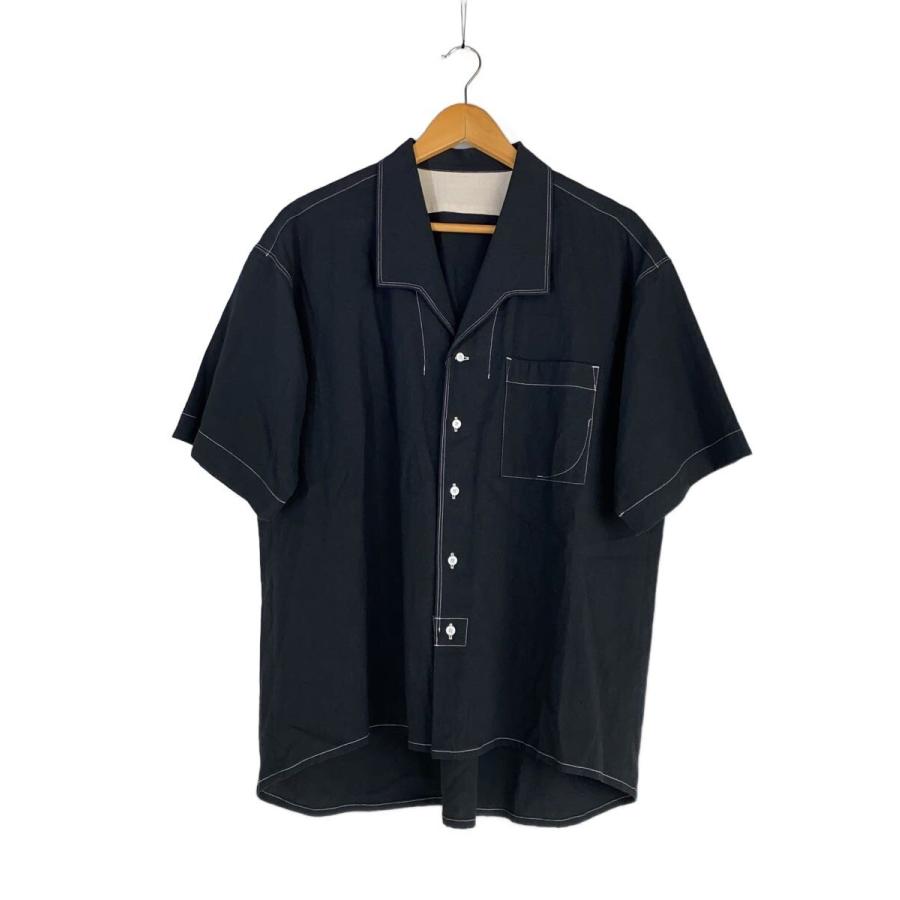 MARGE マージ カジュアルシャツ M 黒 【古着】【中古】【送料無料】 MARMARMAR パジャマバックコクーンシャツ｜ MARcourt ONLINE STORE