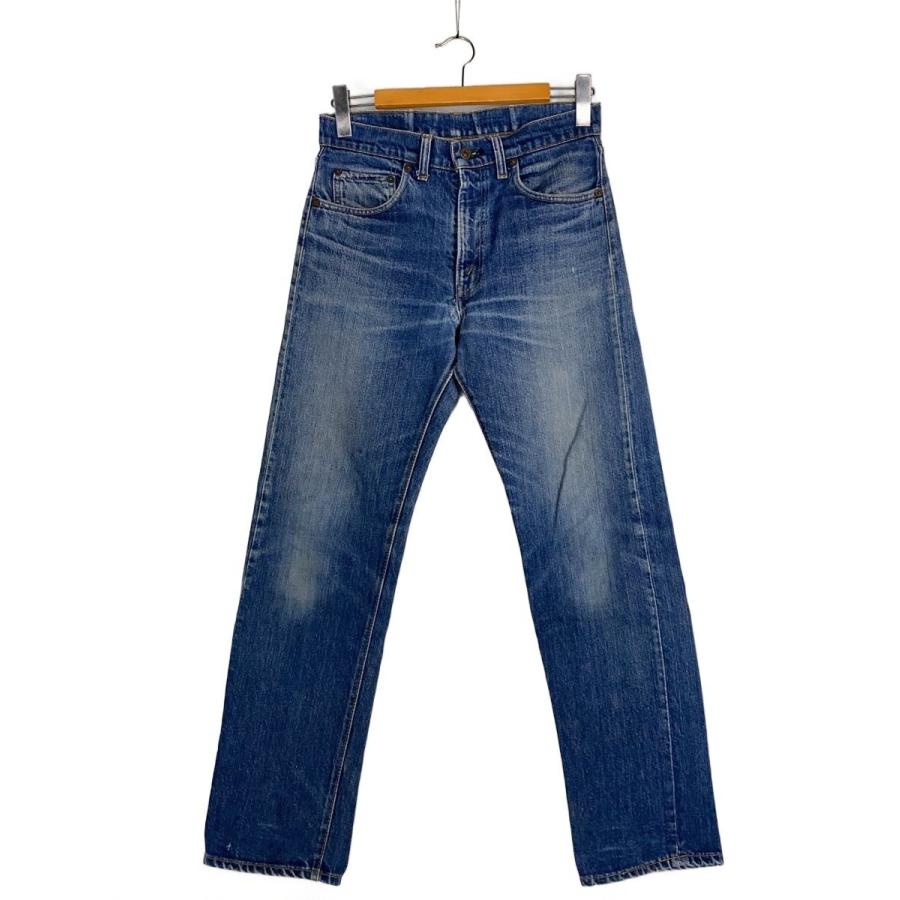 O*f様 Levi's 505 70s 66後期 ノーリペア 状態良好 66前期 Levi's◇ストレートパンツ/デニム/インディゴ/66前期/505/42talon/70s
