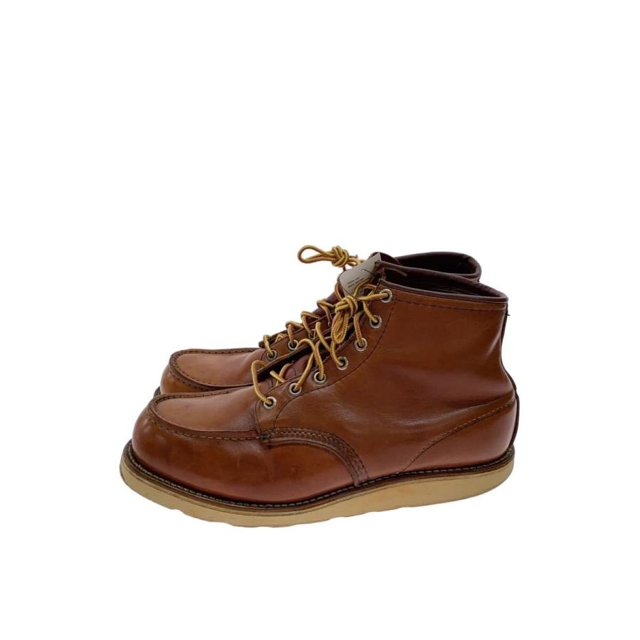 RED WING◇レースアップブーツ/US8.5/BRW/レザー/875 : セカンド
