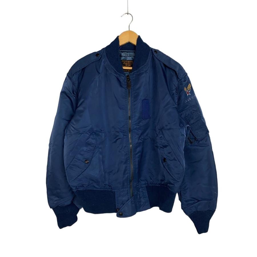 L-2A/WEINTRAUB BROS社製/フライトジャケット/L/ナイロン/ネイビー