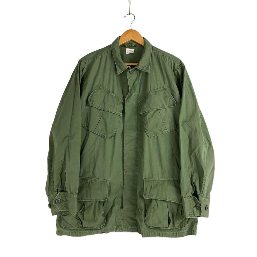 希少 60s US ARMY ジャングルファティーグ3rd ノンリップM-R実物 60's アメリカ軍 実物 ジャングルファティーグ ジャケット 3rd