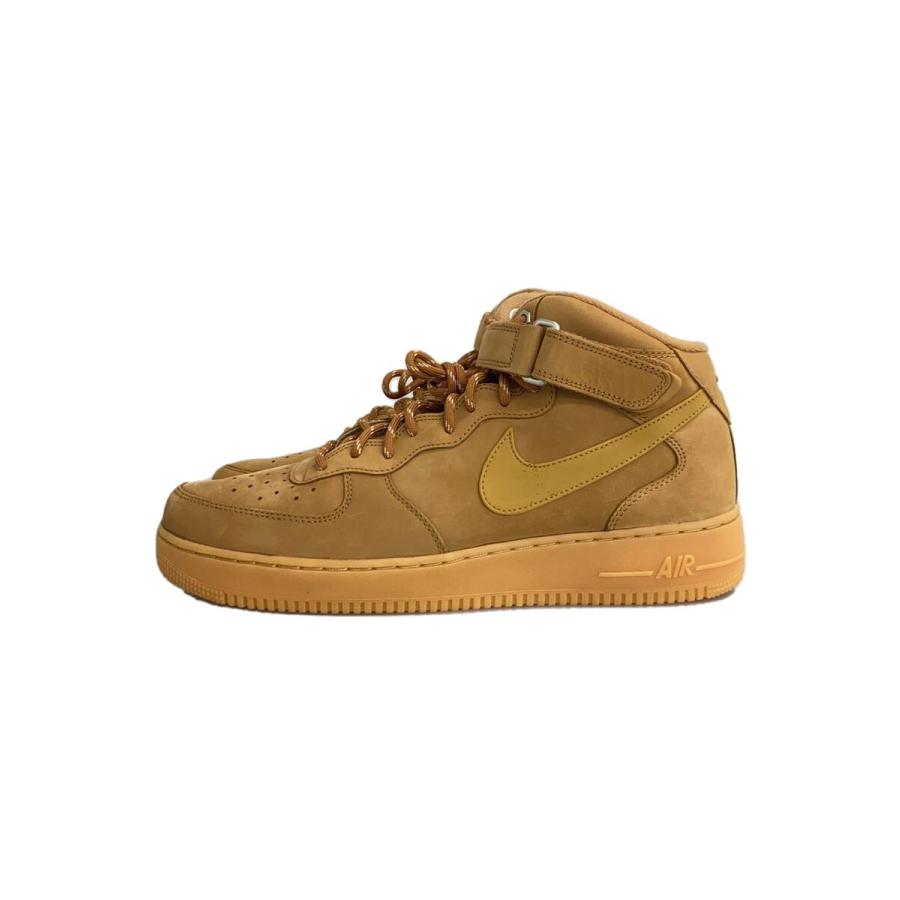 NIKE◇AIR FORCE 1 MID FLAX_エアフォース ミッド フラックス NIKE◇AIR FORCE 1 MID FLAX_エアフォース ミッド フラックス