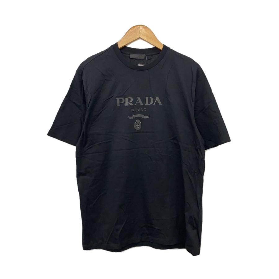 PRADA◇Tシャツ/L/コットン/BLK/無地 : セカンドストリートYahoo!店
