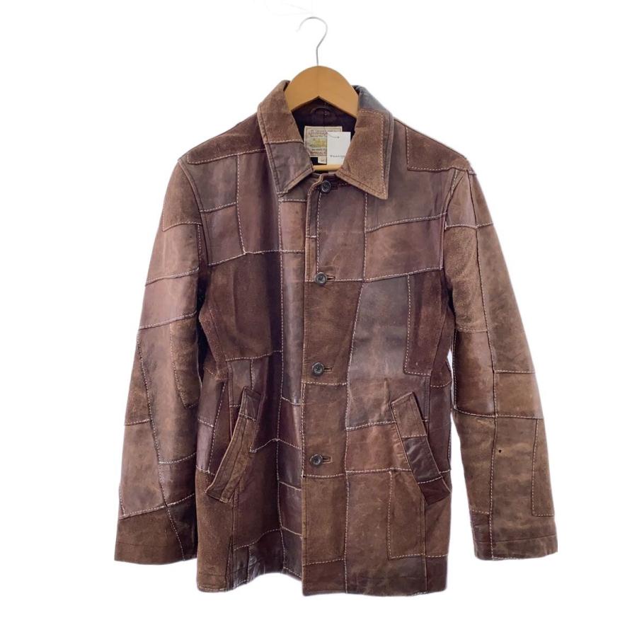 リーバイス ライダースジャケット Levi's◇レザージャケット・ブルゾン/M/レザー/BRW/無地/C54 J06934