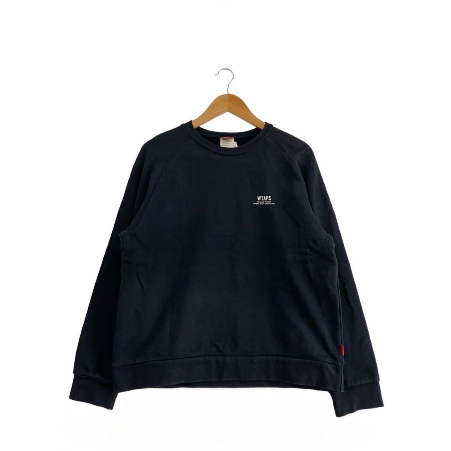 WTAPS◇スウェット/M/コットン/BLK : セカンドストリートYahoo!店