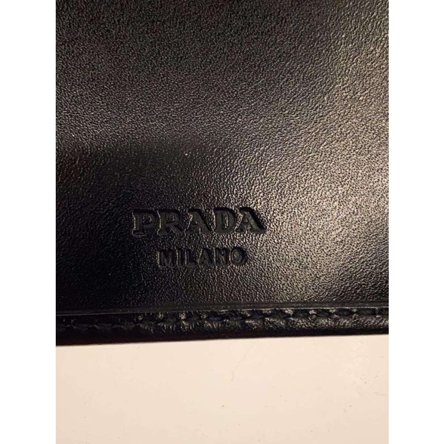 PRADA◇手帳カバー/レザー/BLK/メンズ : セカンドストリートYahoo!店