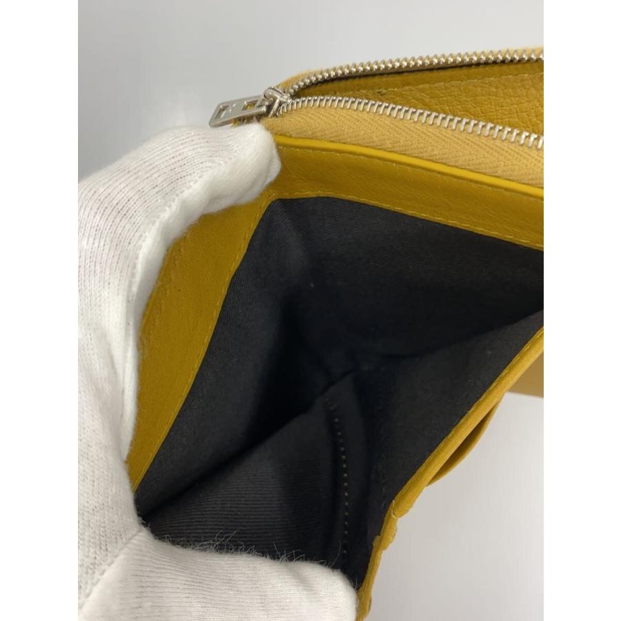 MAISON KITSUNE◇2つ折り財布/レザー/CML/無地/レディース