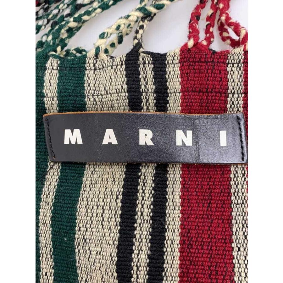 MARNI◇ハンモックトートバッグ/コットン/マルチカラー/ストライプ