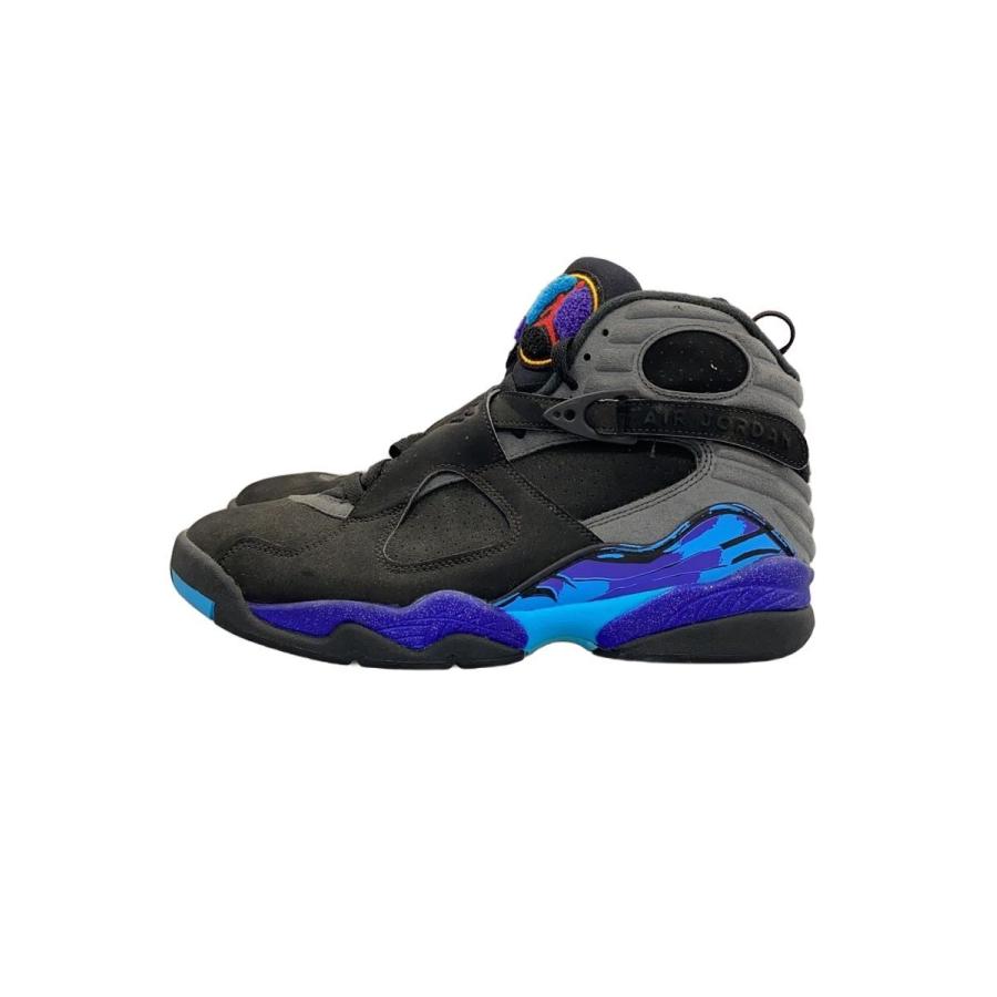 NIKE◇AIR JORDAN 8 RETRO/エアジョーダンレトロ/ブラック/305381-025