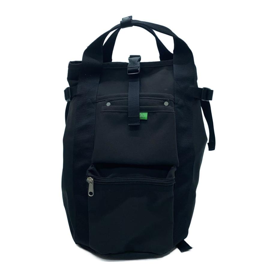 PORTER◇ユニオン/ロールトップバックパック/リュック/ナイロン/BLK  