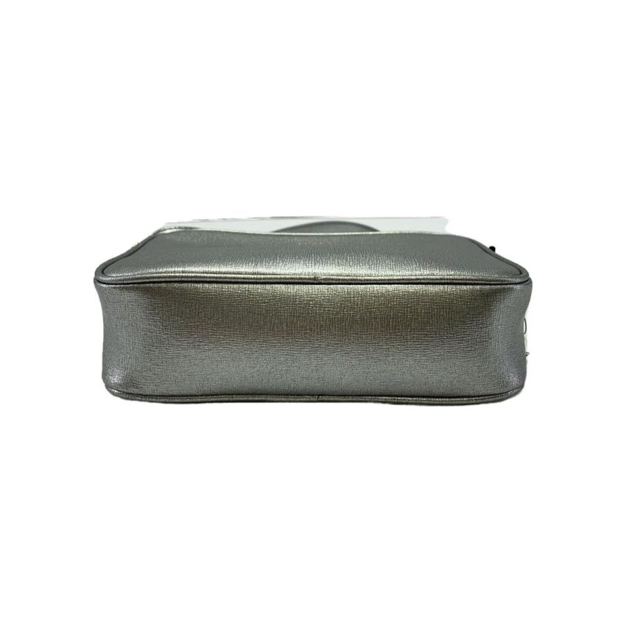 フルラ メタリックショルダーバック FURLA◇フルラ/983350/メタリック/ショルダーバッグ/シルバー/無地