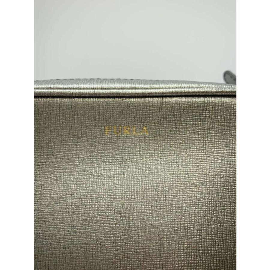 フルラ メタリックショルダーバック FURLA◇フルラ/983350/メタリック/ショルダーバッグ/シルバー/無地