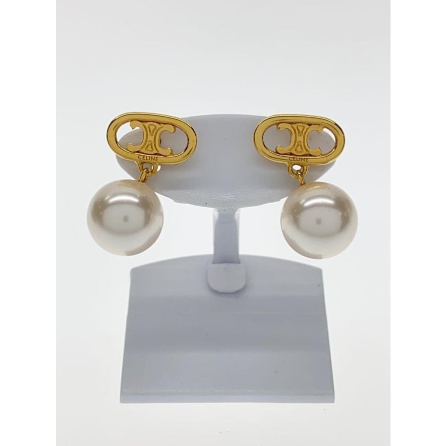 CELINE◇ピアス/--/パール/ゴールド/レディース : セカンドストリート