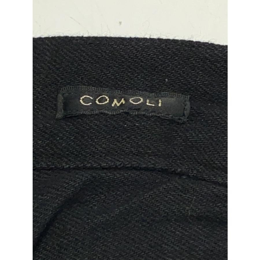 COMOLI◇25SS/デニムオーバーパンツ/ボトム/2/コットン/BLK/B01-03002