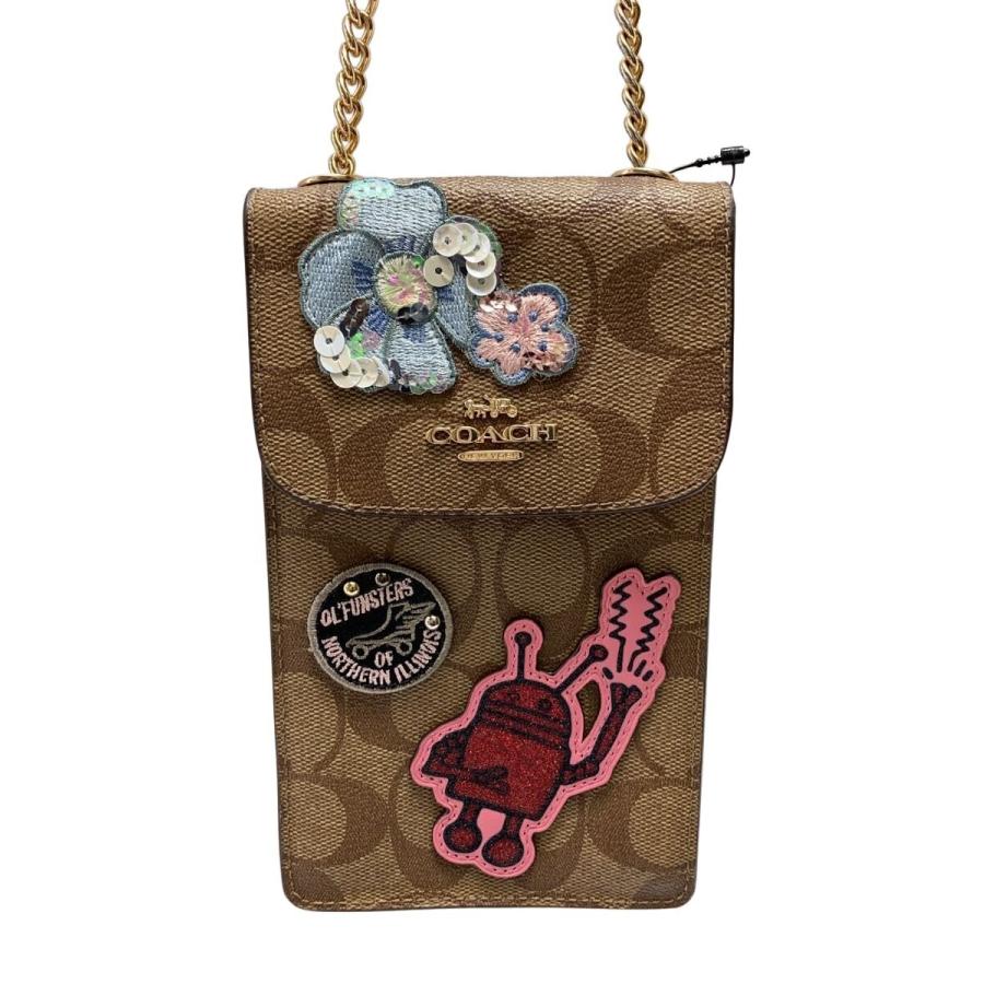 COACH◇×キースヘリング/スマホショルダーバッグ/ショルダーバッグ