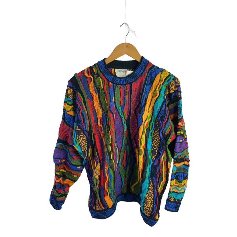 COOGI マルチカラーストライプニットセーター XXXL COOGI 多色
