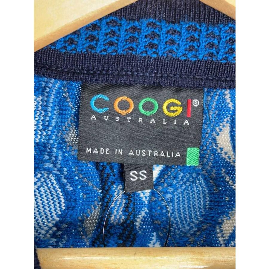 COOGI◇ニット・セーター(厚手)/SS/ウール/BLU/総柄 : セカンド