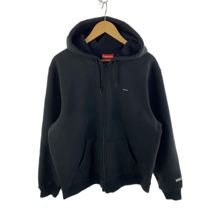 Supreme◇ジップパーカー/XL/ポリエステル/BLK/WINDSTOPPER Zip Up