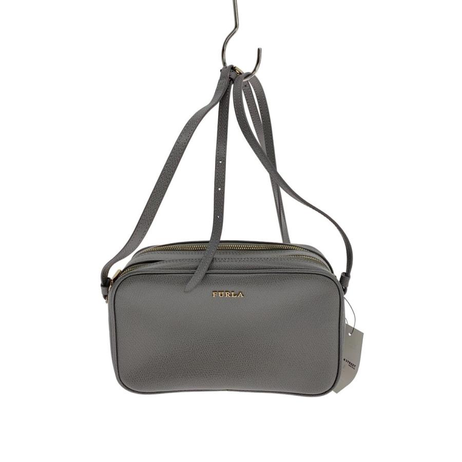 FURLA◇ショルダーバッグ/レザー/SLV : セカンドストリートYahoo!店