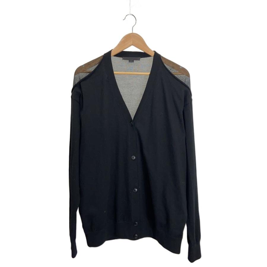 Alexander Wang◇カーディガン(薄手)/L/ウール/BLK : セカンド