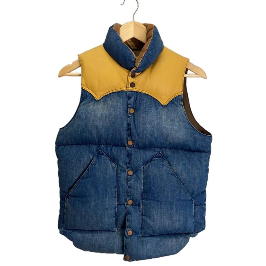 Rocky Mountain Featherbed◇ダウンベスト/36/コットン/IDG/450-482-62
