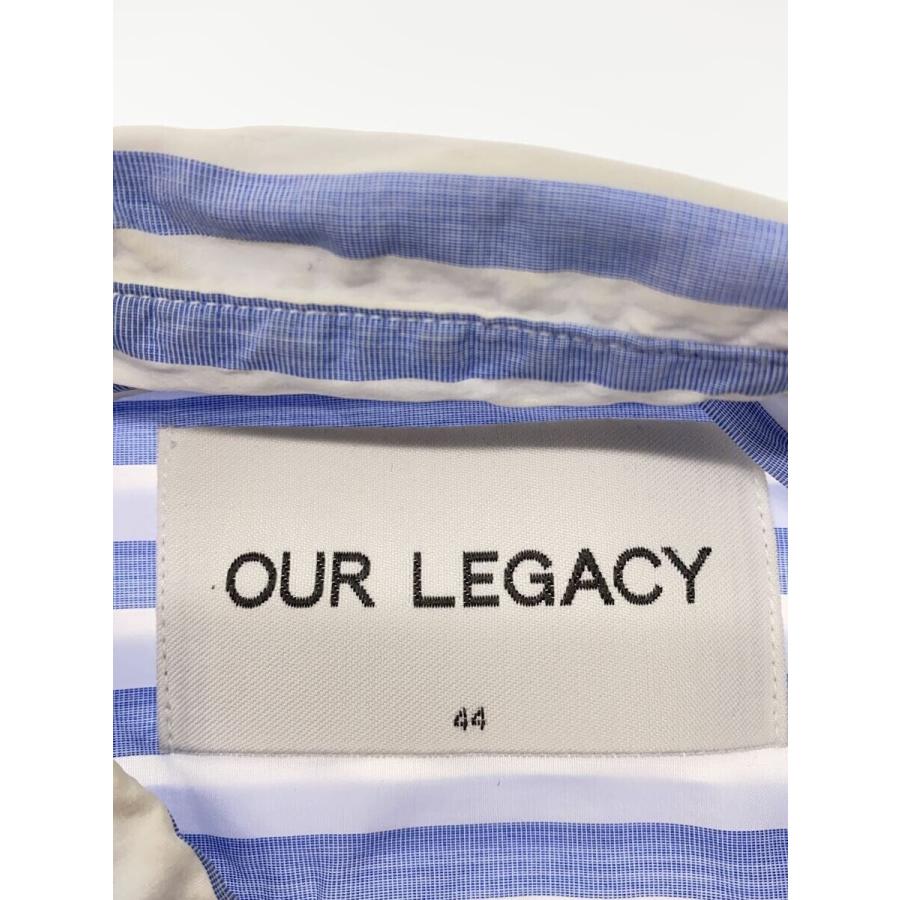 OUR LEGACY◇AW14-SHIRTING/長袖シャツ/44/コットン/WHT/ストライプ 