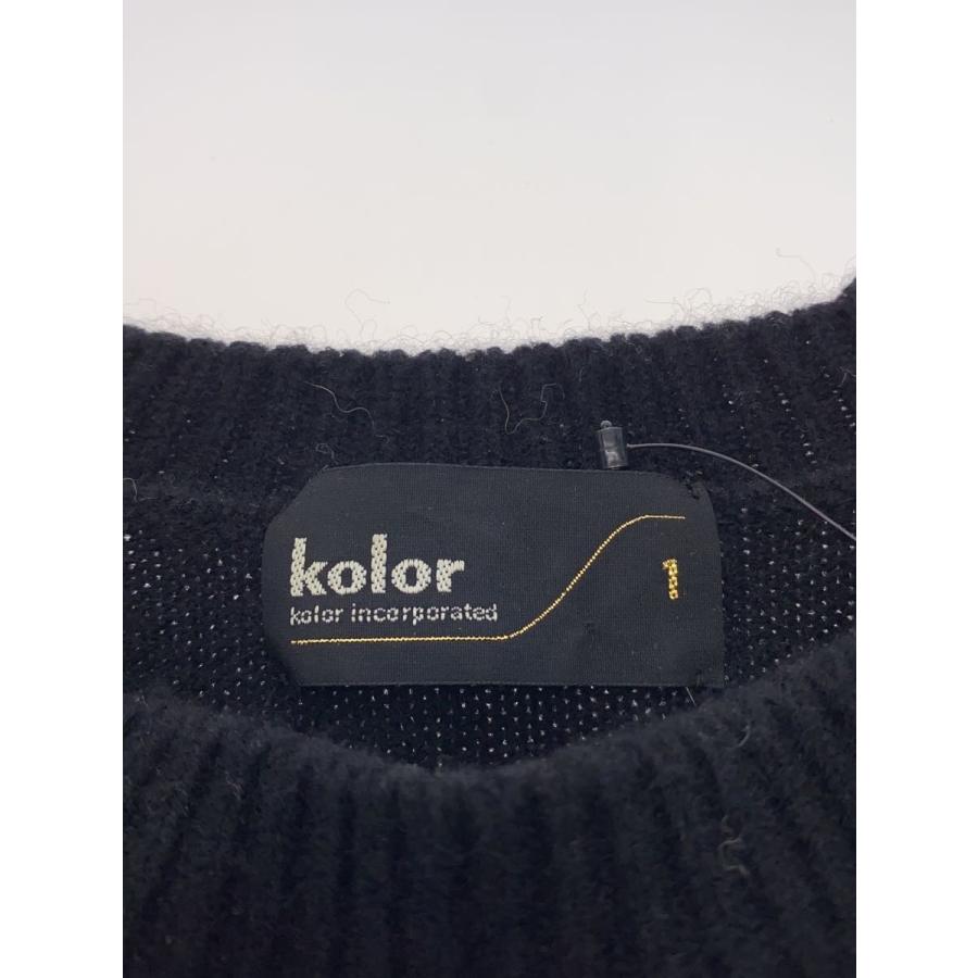 kolor◇ニット・セーター(厚手)/1/ウール/BLK/18WCM-N06304 : セカンド 