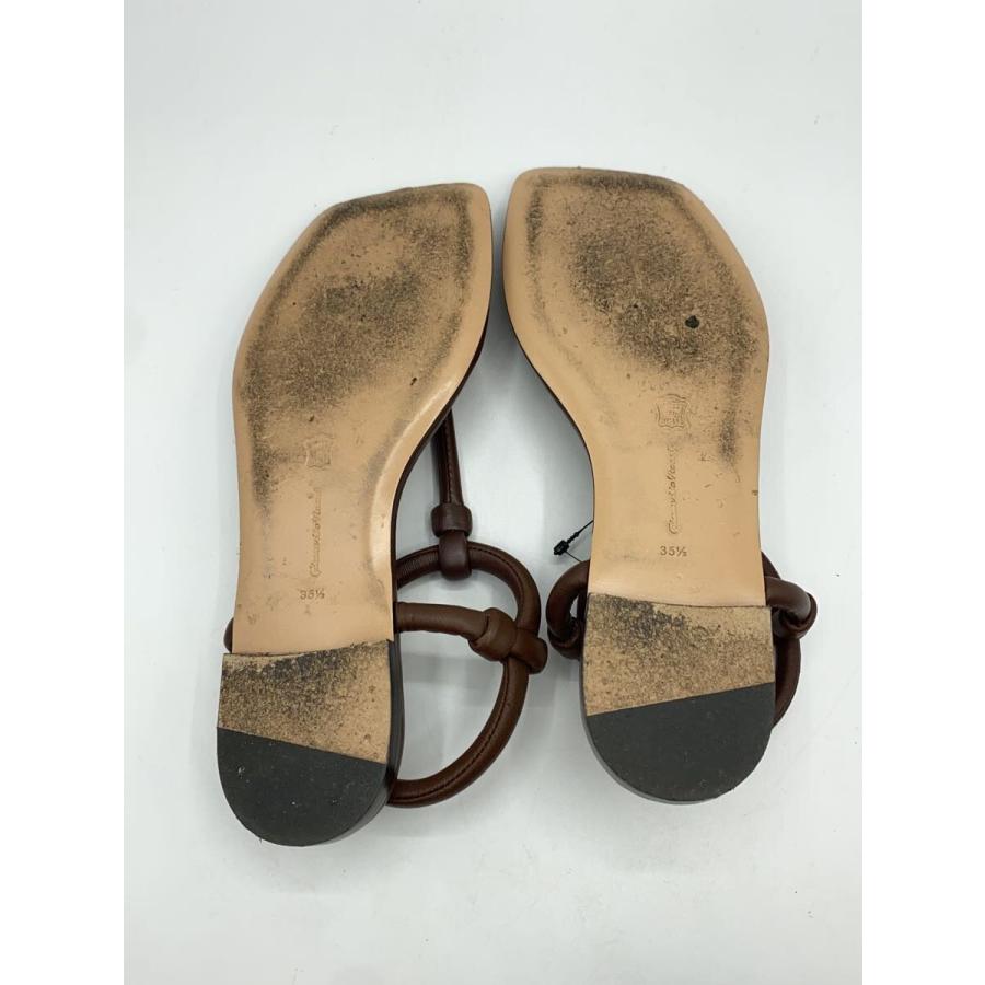 Gianvito Rossi◇juno thong 05 nappa/サンダル/35.5/BRW/レザー 