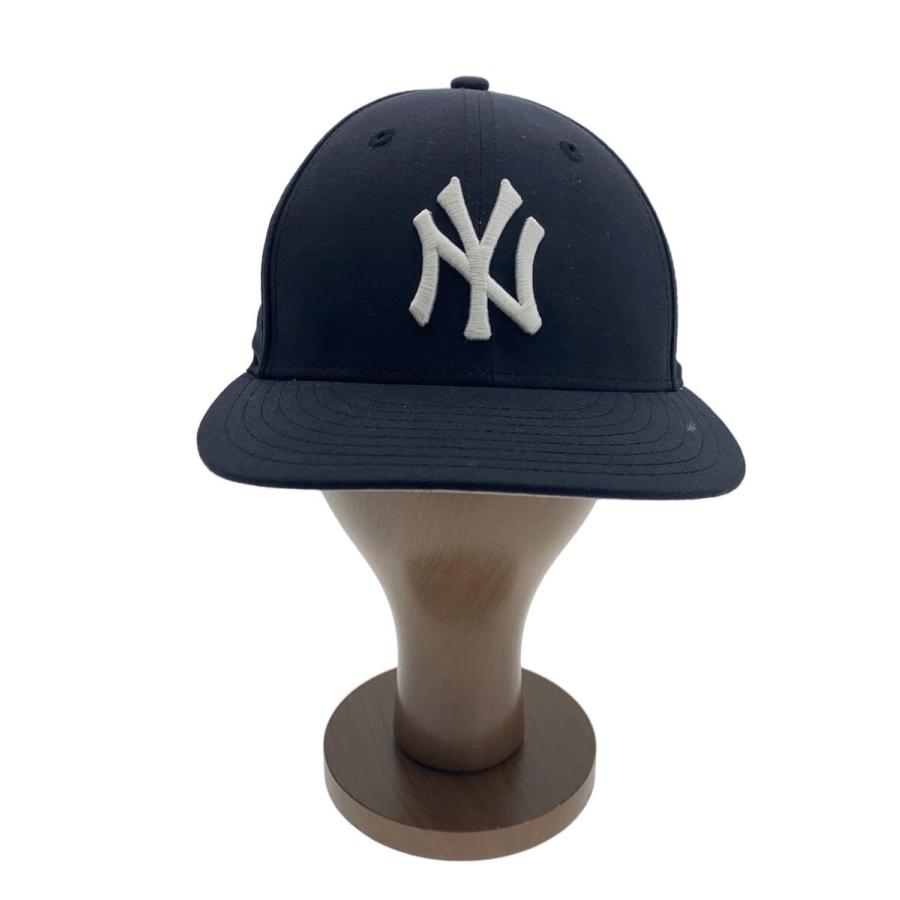 New Era New York Yankees キャップ 7 1/8 KXTH NEW ERA◇×KITH/ヤンキース/キャップ/7 1/8/ナイロン/NVY/無地/メンズ