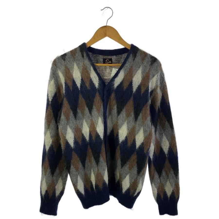 Needles カーディガン　完売品 Needles◇カーディガン(厚手)/S/モヘア/マルチカラー/総柄/BG258