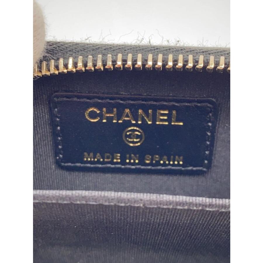 CHANEL シャネル ジップパース CCフィリグリー キャビアスキン CHANEL◇ジップコインパース/キャビアスキン/CCフィリグリー/コイン