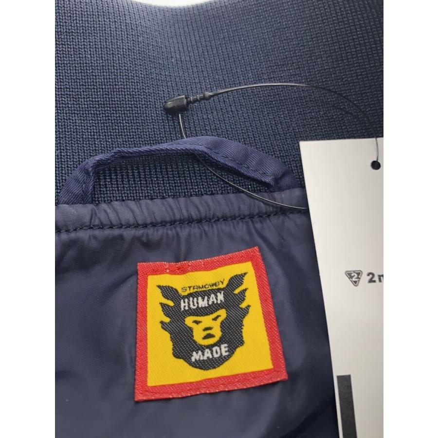 HUMAN MADE◇NYLON STADIUM JACKET/スタジャン/S/ナイロン/NVY