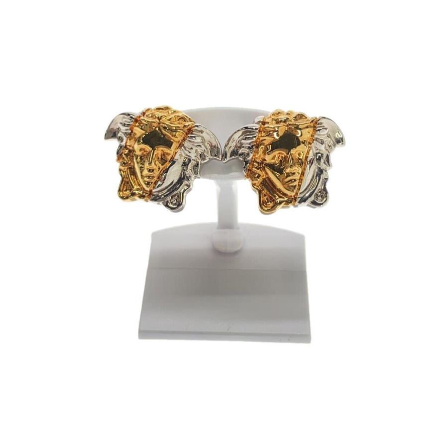 VERSACE◇ピアス/--/カラーストーン/GLD/メンズ/DG28466/メドゥーサ