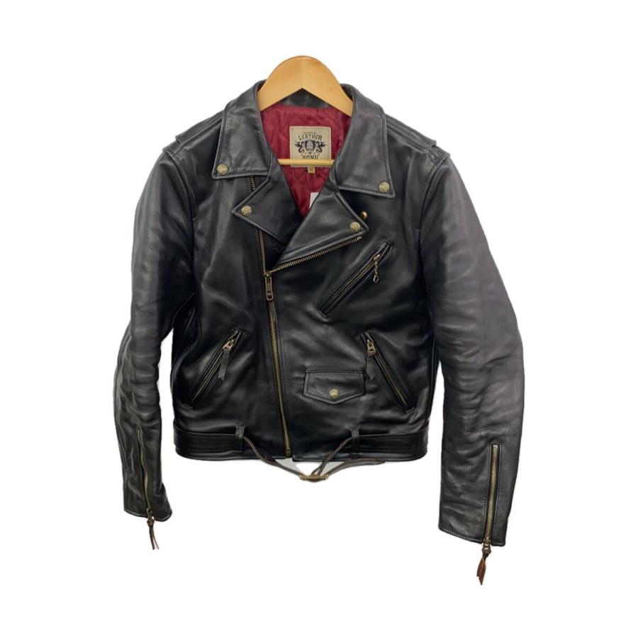 leathersbomu/ダブルライダースジャケット/M/馬革/BLK/ホース leathersbomu/ダブルライダースジャケット/M/馬革/BLK/ホース