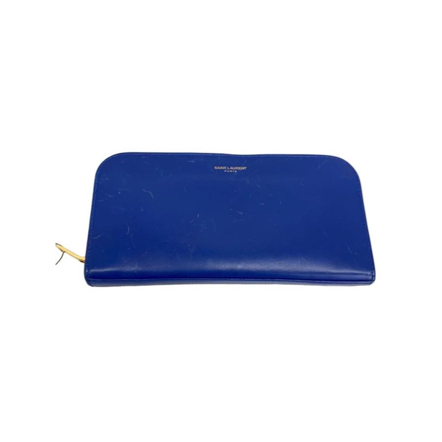 SAINT LAURENT◇長財布/レザー/BLU/メンズ/INN326599 : セカンド