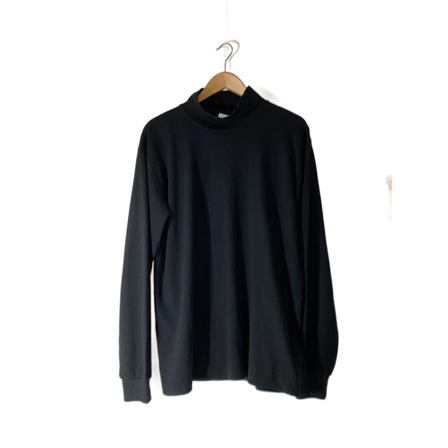 yohji yamamoto POUR HOMME◇長袖Tシャツ/XL/ポリエステル/BLK/HR-T99 