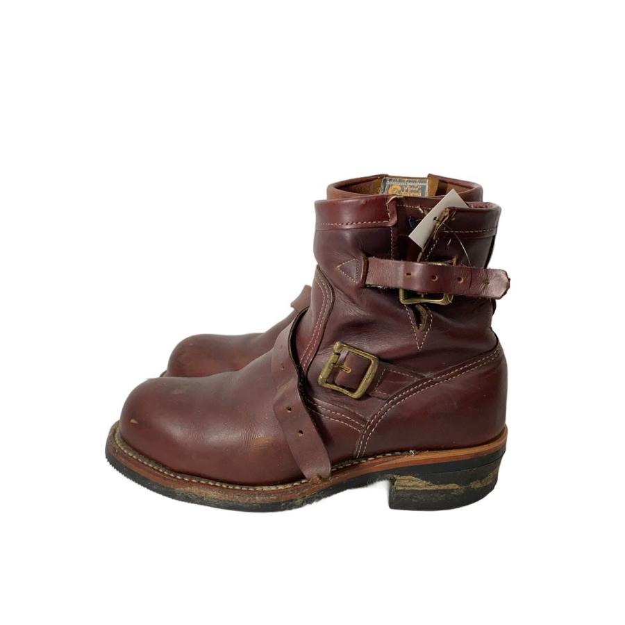 CHIPPEWA◇エンジニアブーツ/--/BRD/レザー// : セカンドストリート