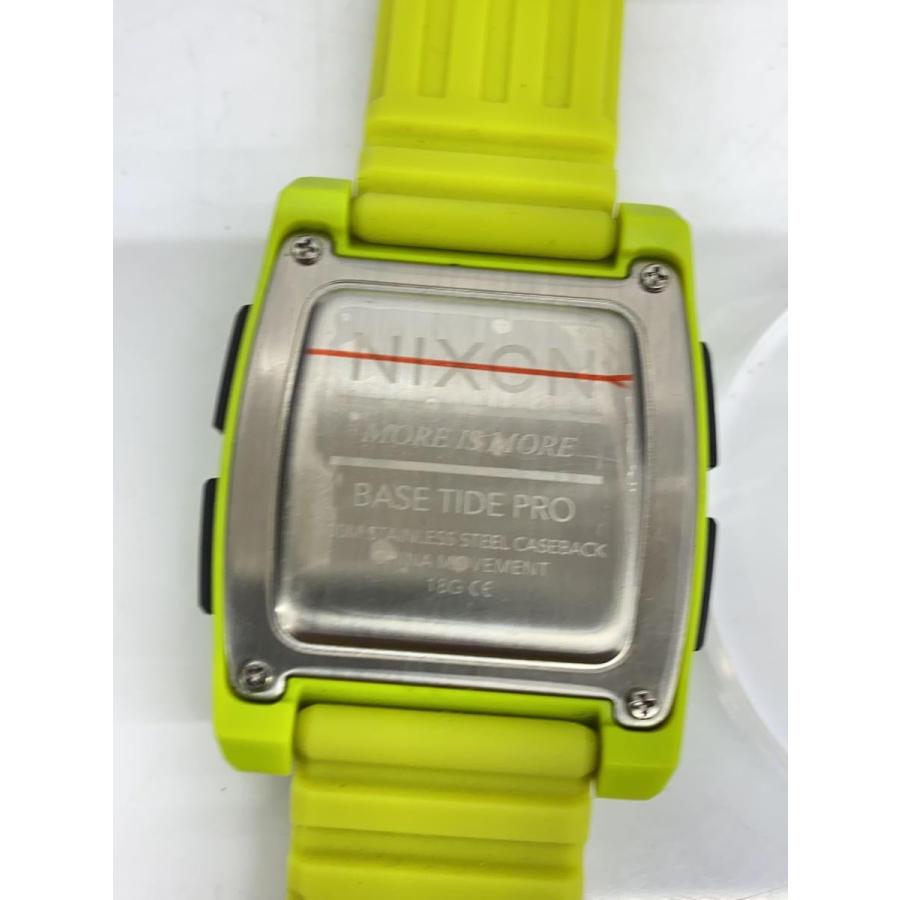 新品 NIXON ニクソン THE BASE TIDE PRO Lime NIXON◇ニクソン/BASE TIDE PRO/LIME/クォーツ腕時計/デジタル