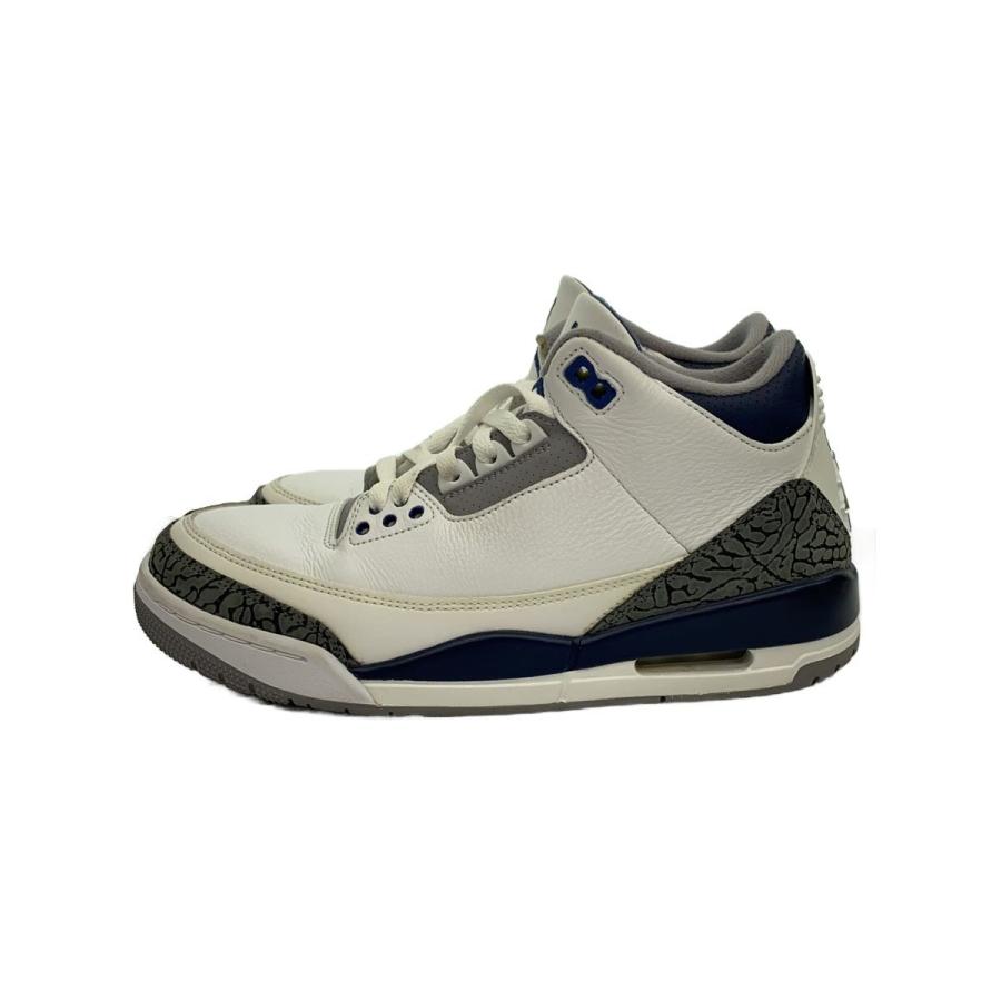【新品未使用】Air Jordan 3 レトロ26.5cm NIKE◇AIR JORDAN 3 RETRO_エアジョーダン レトロ/26.5cm/WHT