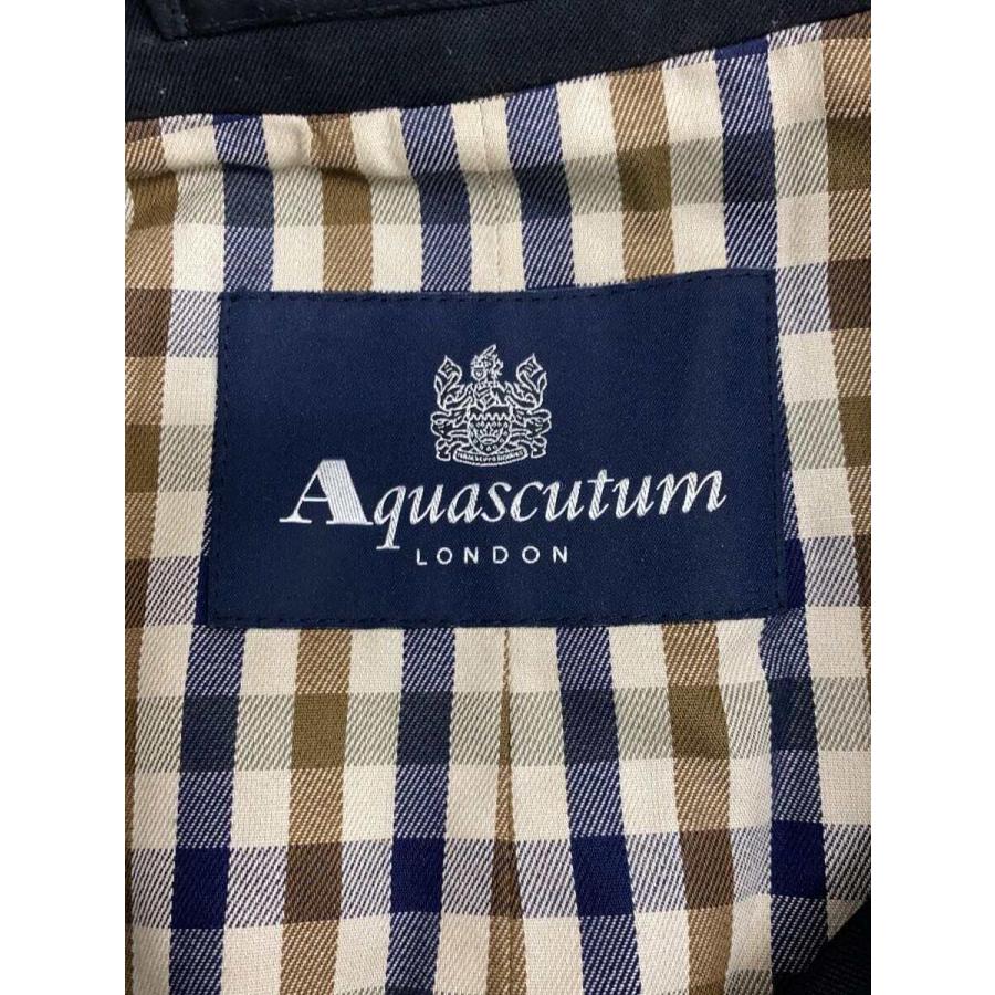 Aquascutum◆トレンチコート/42/コットン/BLK/62251052/汚れ有｜ssol-shopping｜03