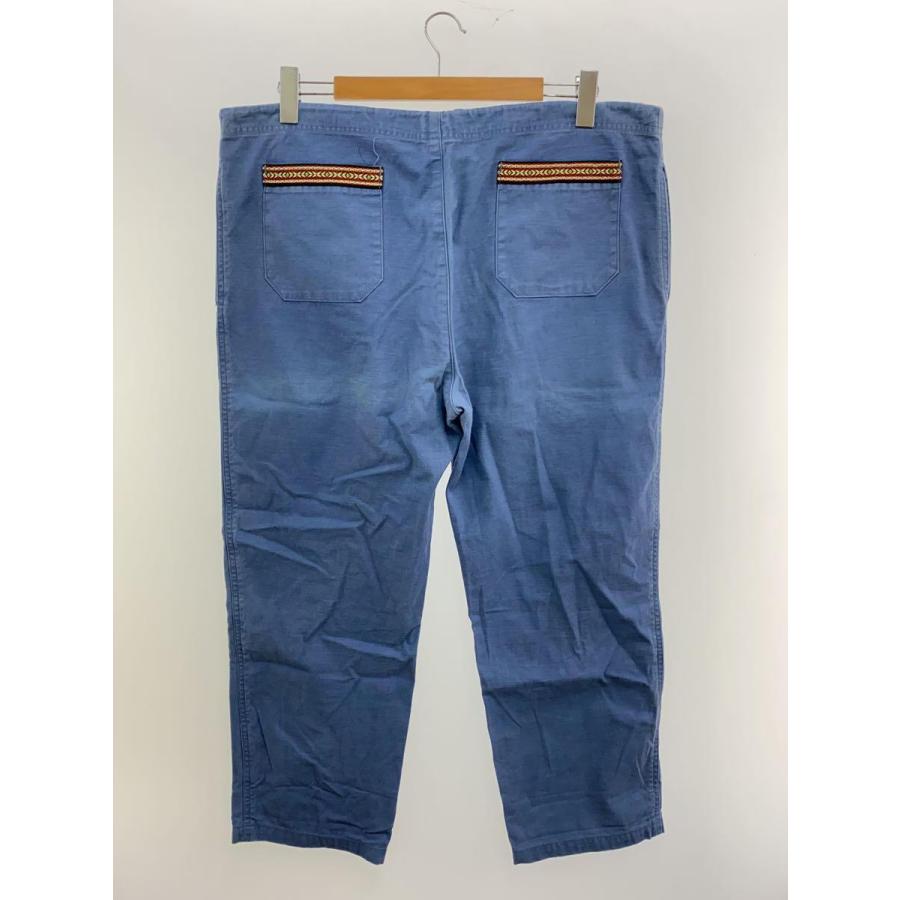RADIALL◇MONK-WIDE FIT EASY PANTS/L/コットン/IDG/無地/RAD RADIALL◇MONK-WIDE FIT EASY PANTS/L/コットン/IDG/無地/RAD
