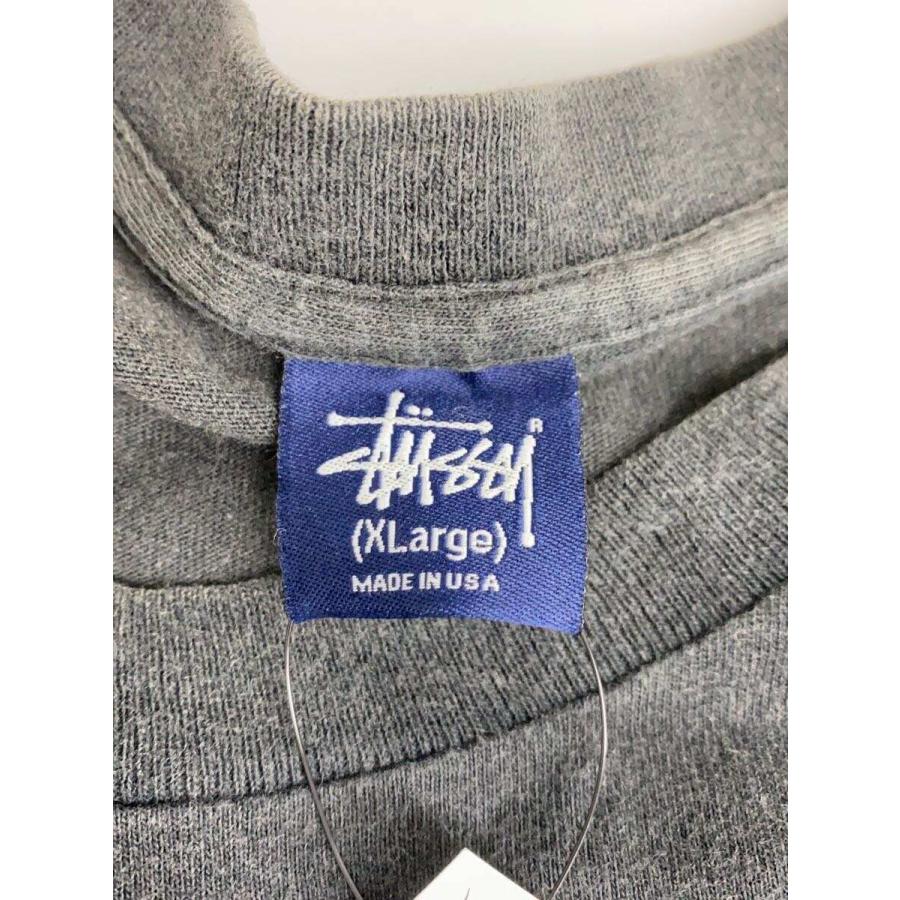 STUSSY◇90s/紺タグ/USA製/OLD/Shooting Target/Tシャツ/XL/コットン