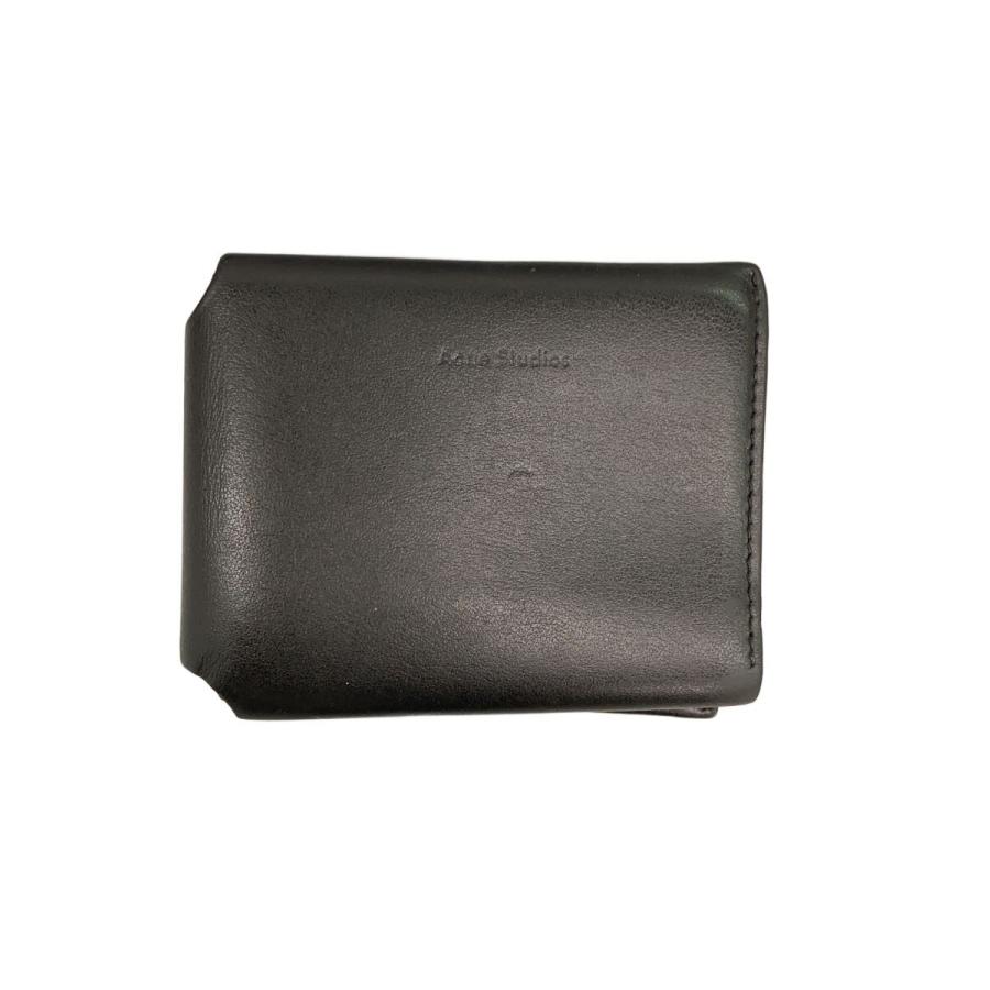 Acne Studios(Acne)◇2つ折り財布/レザー/BLK/無地/レディース/cg0005