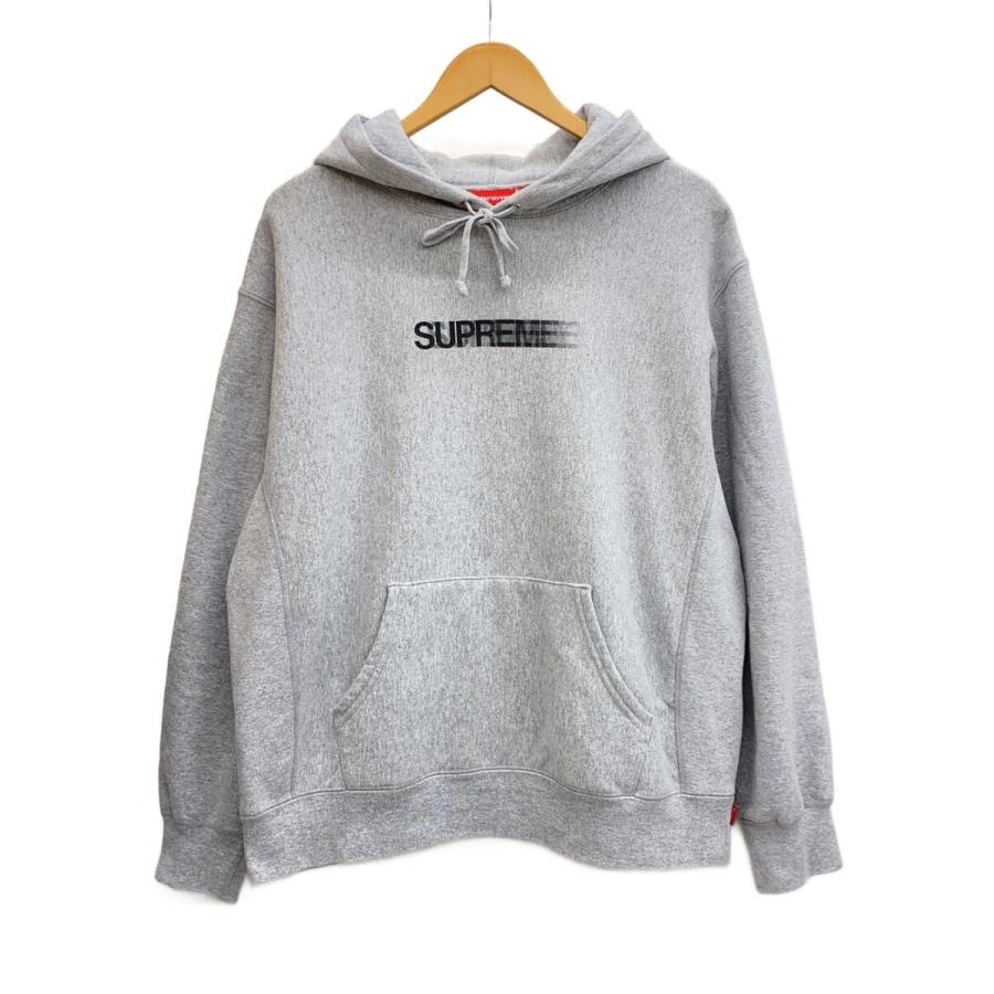Supreme◇23SS/Motion Logo Hooded Sweatshirt/パーカー/M/コットン 
