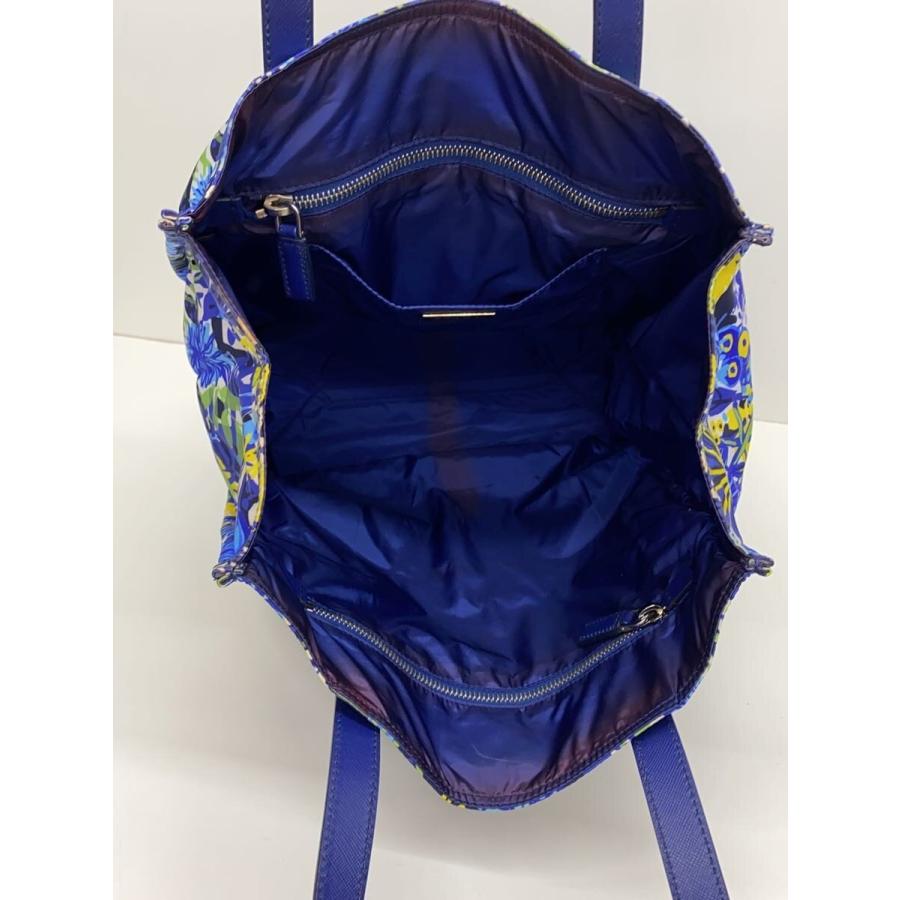 PRADA◇トートバッグ/ナイロン/BLU/花柄// : セカンドストリートYahoo